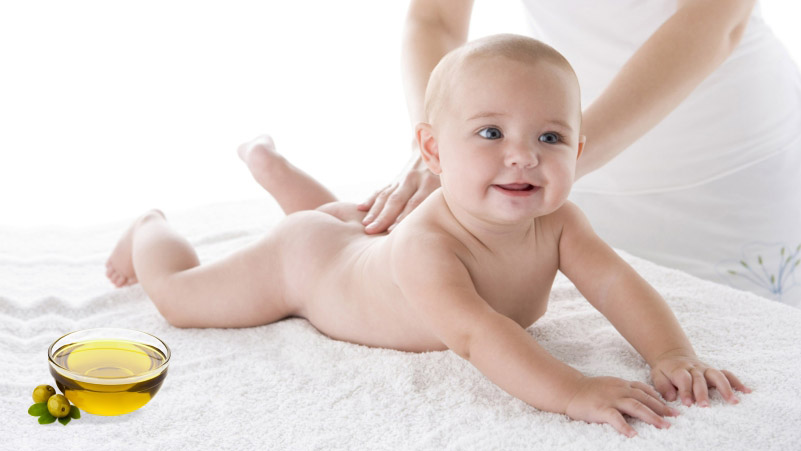 Olive-Oil-for-Baby-Massage